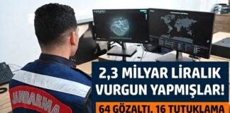 2,3 milyarlık vurgun yaptılar! Gaziantep’te siber dolandırıcılık operasyonunda 16 tutuklama