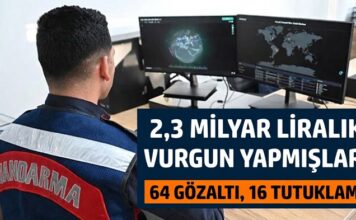 2,3 milyarlık vurgun yaptılar! Gaziantep’te siber dolandırıcılık operasyonunda 16 tutuklama