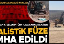 MSB’den Gaziantep açıklaması: Türk hava sahasına giren balistik mühimmat imha edildi