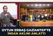 Prof. Dr. Oytun Erbaş’a Gaziantep’te yoğun ilgi