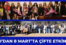 İMO Gaziantep Şubesi’nden 8 Mart’ta çifte etkinlik