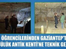 İTÜ öğrencileri Gaziantep’te: Dülük Antik Kenti’nde incelemeler yapıyorlar