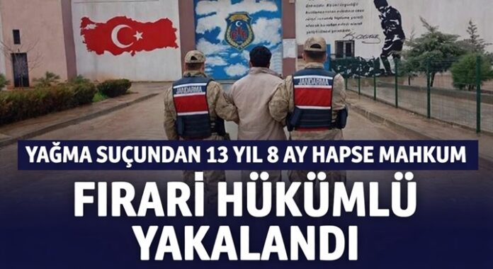 Gaziantep'te 13 yıl 8 ay hapse mahkum firari hükümlü yakalandı