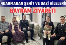 Gaziantep’te jandarmadan duygu dolu bayram ziyaretleri