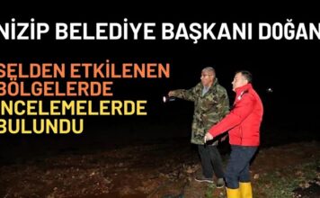 Başkan Doğan, selden etkilenen bölgelerde incelemelerde bulundu