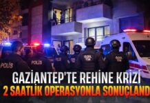 Gaziantep’te rehine krizi 2 saatte sonlandırıldı