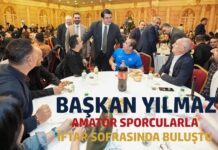 Şehitkamil Belediye Başkanı Yılmaz, amatör sporcularla iftar sofrasında buluştu