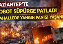 Robot süpürge patladı, yangın çıktı: Gaziantep’te korku dolu anlar yaşandı