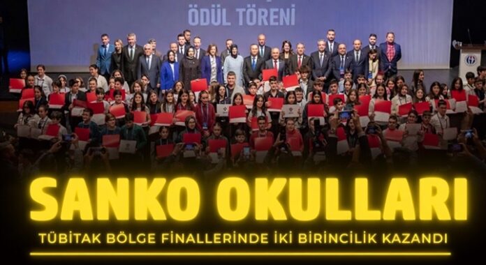 Gaziantep'te TÜBİTAK Bölge Finalleri'ne SANKO Okulları damga vurdu