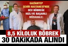 Gaziantep’te tıp dünyasını şaşırtan operasyon: Karnından 8,5 kiloluk böbrek çıkarıldı!