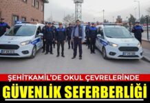 Şehitkamil’de okul çevrelerinde güvenlik seferberliği başlatıldı