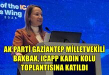 AK Parti Gaziantep Milletvekili Bakbak: “İnsanlığın ihtiyacı silah değil, diyalogdur”