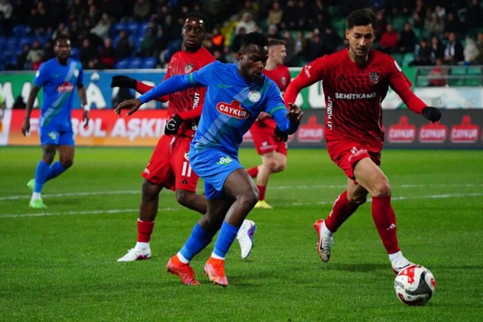 Gaziantep FK, Rizespor karşısında 2 dakikada yıkıldı: 2-1