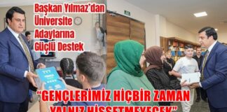 Gaziantep’te üniversite adaylarına büyük destek