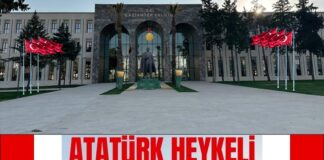 Atatürk Heykeli, Gaziantep Valiliği’ndeki yeni yerine taşınıyor