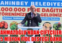 Başkan Tahmazoğlu’ndan Gaziantepli çiftçilere Fırat suyu müjdesi!