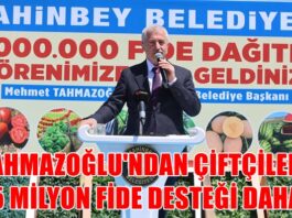 Başkan Tahmazoğlu’ndan Gaziantepli çiftçilere Fırat suyu müjdesi!