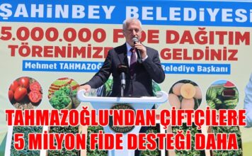 Başkan Tahmazoğlu’ndan Gaziantepli çiftçilere Fırat suyu müjdesi!