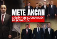 Mete Akcan GAİB’in yeni Koordinatör Başkanı oldu