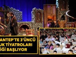 Gaziantep’te çocuklar tiyatroya doyacak