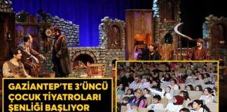 Gaziantep’te çocuklar tiyatroya doyacak