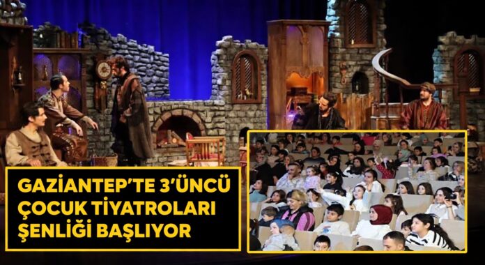 Gaziantep'te çocuklar tiyatroya doyacak
