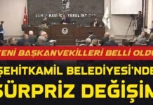 Şehitkamil Belediye Meclisi’nde önemli değişiklikler