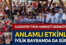 Gaziantep İyilik Hareketi Derneği’nden 23 Nisan’da anlamlı etkinlik