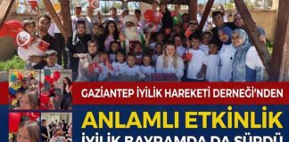 Gaziantep İyilik Hareketi Derneği’nden 23 Nisan’da anlamlı etkinlik