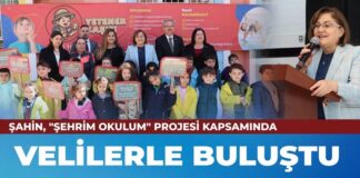 Başkan Fatma Şahin, “Şehrim Okulum” projesi kapsamında velilerle bir araya geldi