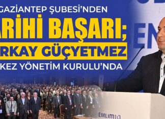 İMO Gaziantep Şubesi’nden tarihi başarı: Güçyetmez, Merkez Yönetim Kurulu üyesi oldu