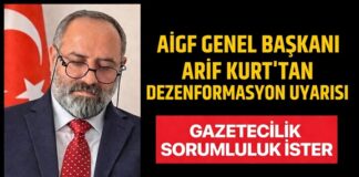 AİGF Başkanı Kurt’tan kritik uyarı: “Dezenformasyon can alır!”