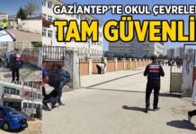 Gaziantep’te okullarda güvenlik önlemleri artırıldı
