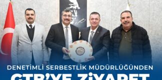 Gaziantep Denetimli Serbestlik Müdürlüğünden GTB’ye ziyaret