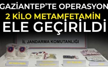 Uyuşturucu operasyonu! Gaziantep’te 2 kilo metamfetamin ele geçirildi
