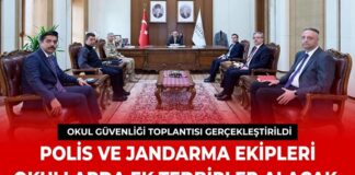 Gaziantep’te okulların güvenliği için tüm kurumlar eş güdüm içerisinde çalışacak