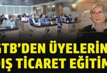 Gaziantep Ticaret Borsası üyelerine Temel Dış Ticaret Eğitimi verildi