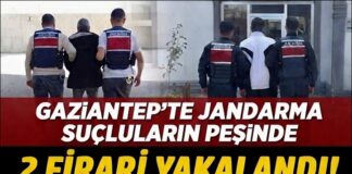 Gaziantep’te 2 firari hükümlü kıskıvrak yakalandı