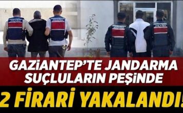 Gaziantep’te 2 firari hükümlü kıskıvrak yakalandı