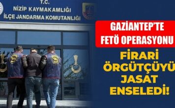 Firari FETÖ’cü Gaziantep’te JASAT’a enselendi