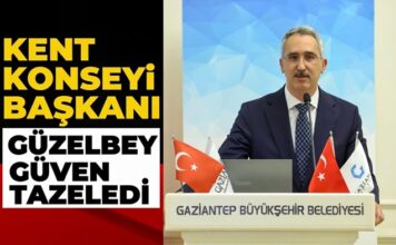 Kent Konseyi Başkanı Güzelbey güven tazeledi
