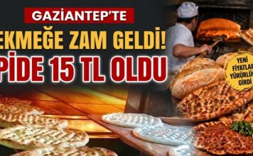 Gaziantep’te ekmeğe zam geldi; işte yeni fiyatı