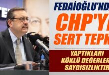 Fedaioğlu: “CHP’nin Gaziantep’te yaptığı çocukların emeğine ve milletin değerlerine saygısızlıktır”
