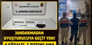 Gaziantep’te uyuşturucu operasyonunda 1 zehir taciri tutuklandı