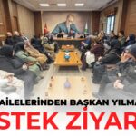 Gaziantep’te şehit ailelerinden Başkan Yılmaz’a tam destek