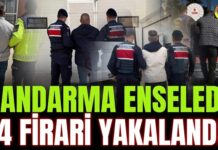 Firar sona erdi! Gaziantep’te 4 hükümlü yakalandı