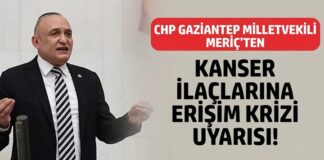 CHP Gaziantep Milletvekili Meriç, kanser hastalarının sesi oldu
