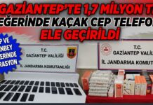 Gaziantep’te kaçak cep telefonu operasyonu: 2 gözaltı