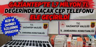 Gaziantep’te kaçak cep telefonu operasyonu: 2 gözaltı