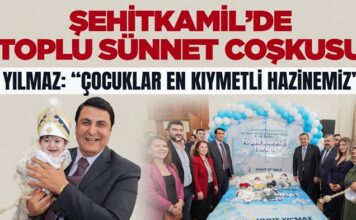 Gaziantep’te 173 çocuk için toplu sünnet töreni düzenlendi